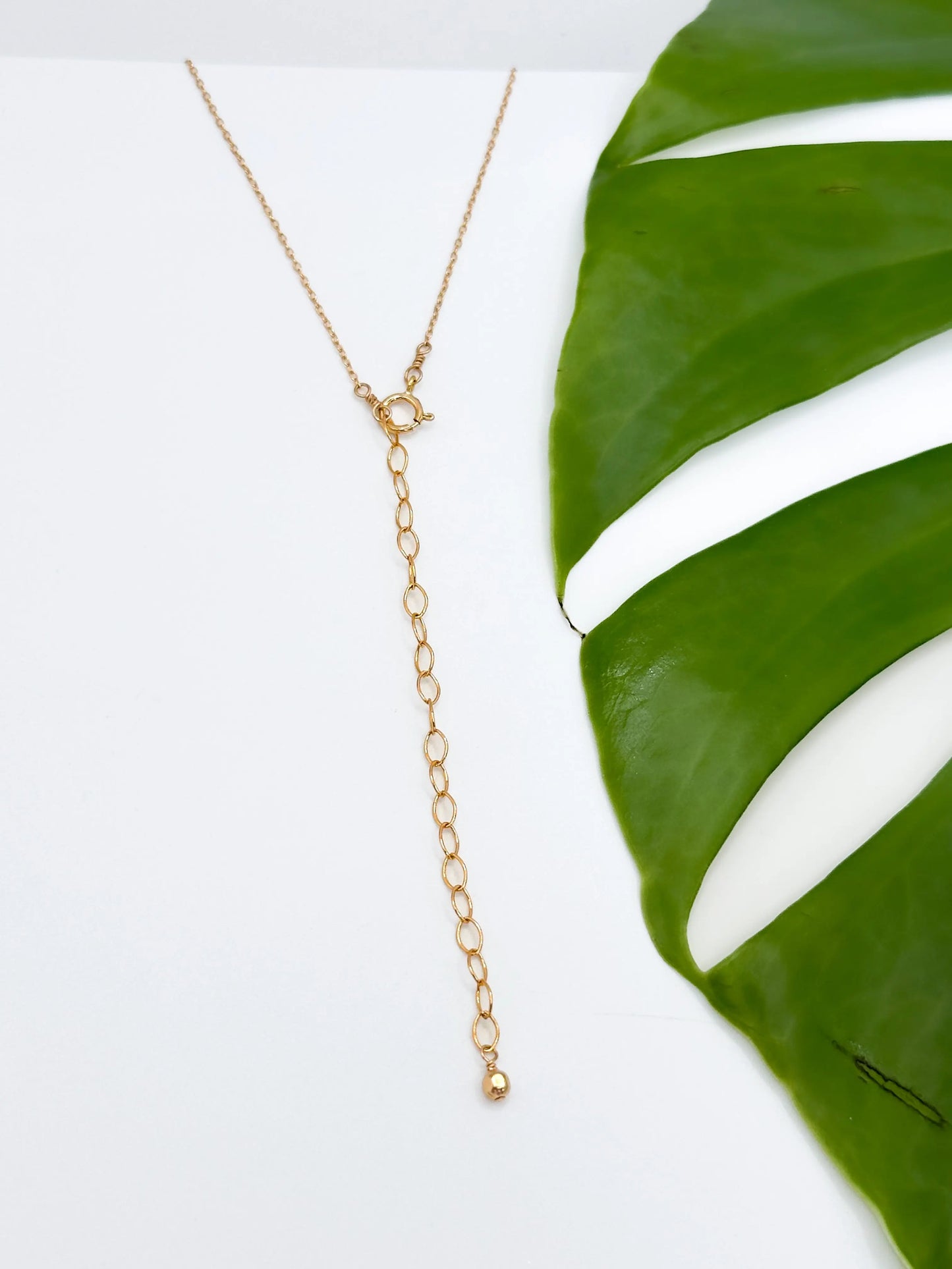 Tiny Moonstone Briolette Necklace, 14k Gold Filled, Sterling Silver My Store