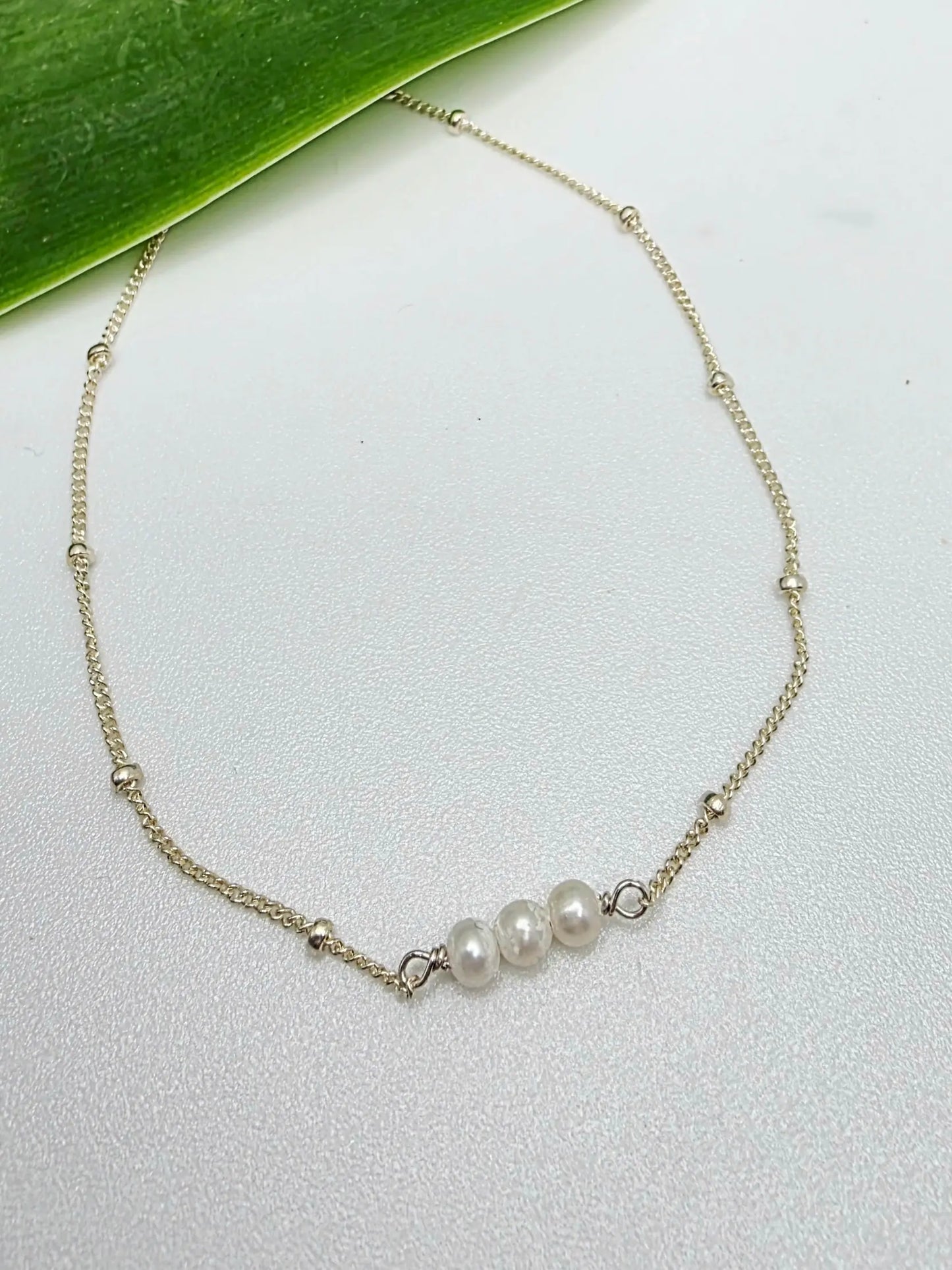 layering pearl bracelet