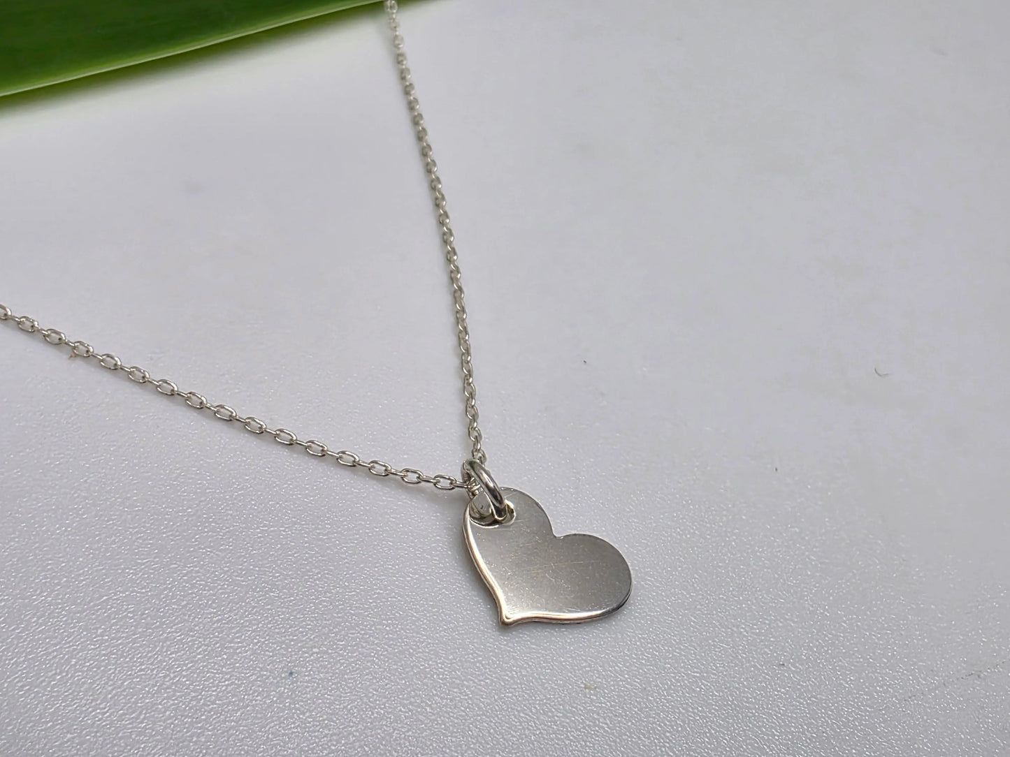 Dainty Sterling Silver Heart Necklace My Store