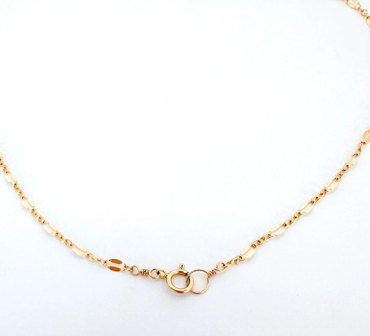 Large Hammered Circle Necklace, 14k Gold Fill, Sterling Silver My Store