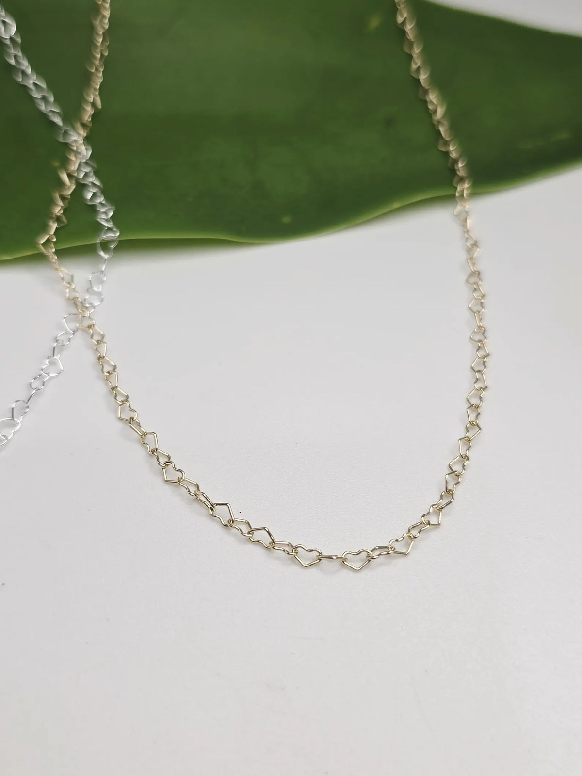 14k Gold Filled Heart Chain Anklet My Store