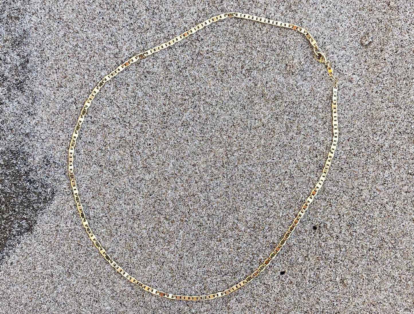 14k Gold Fill Anchor Chain Necklace