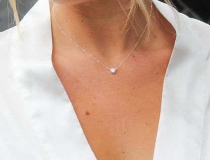 silver necklace
