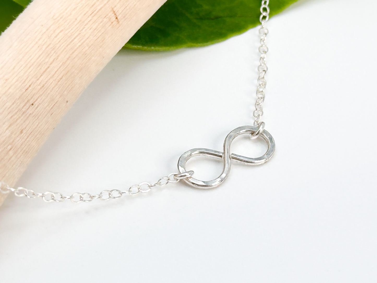 Tiny 14k Gold Filled Infinity Necklace