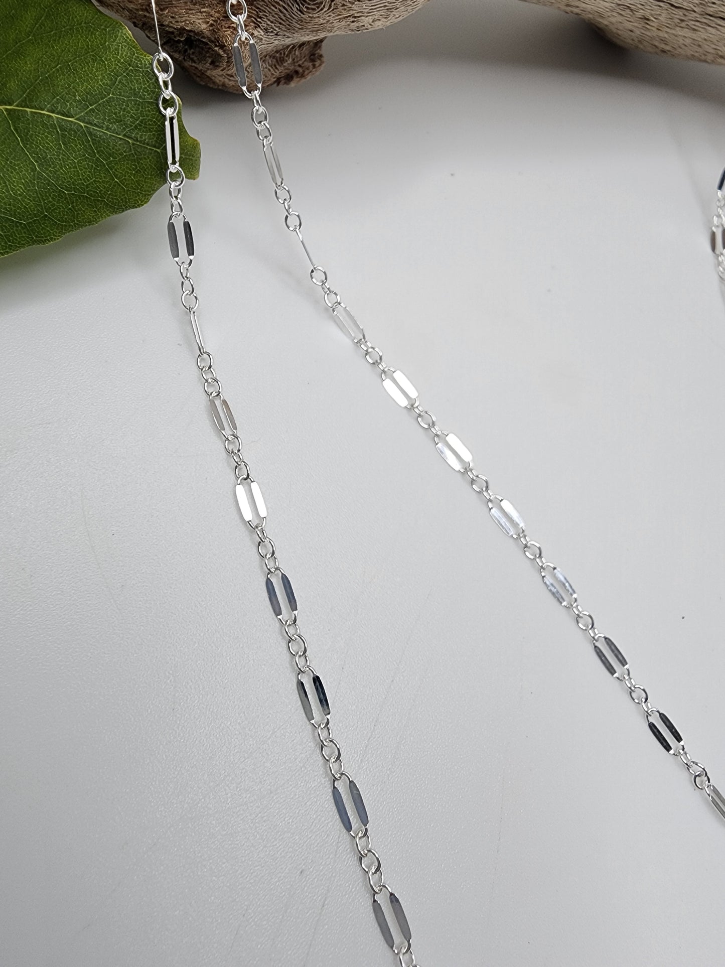 Long Dainty Sterling Silver Wrap Necklace