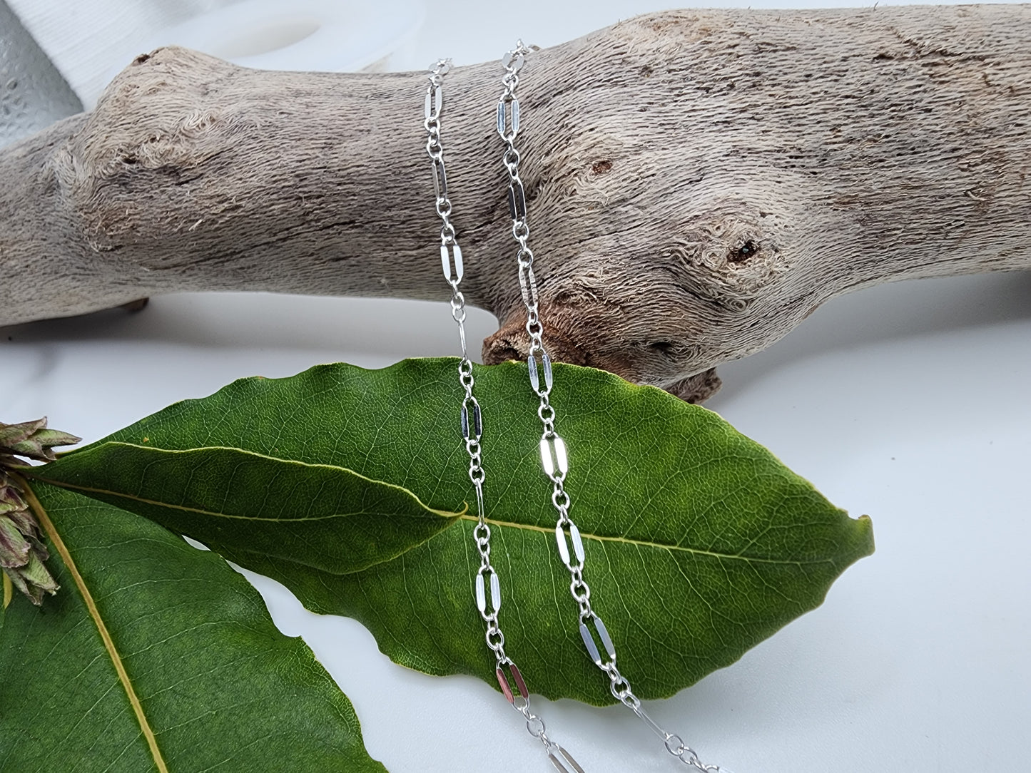 Long Dainty Sterling Silver Wrap Necklace