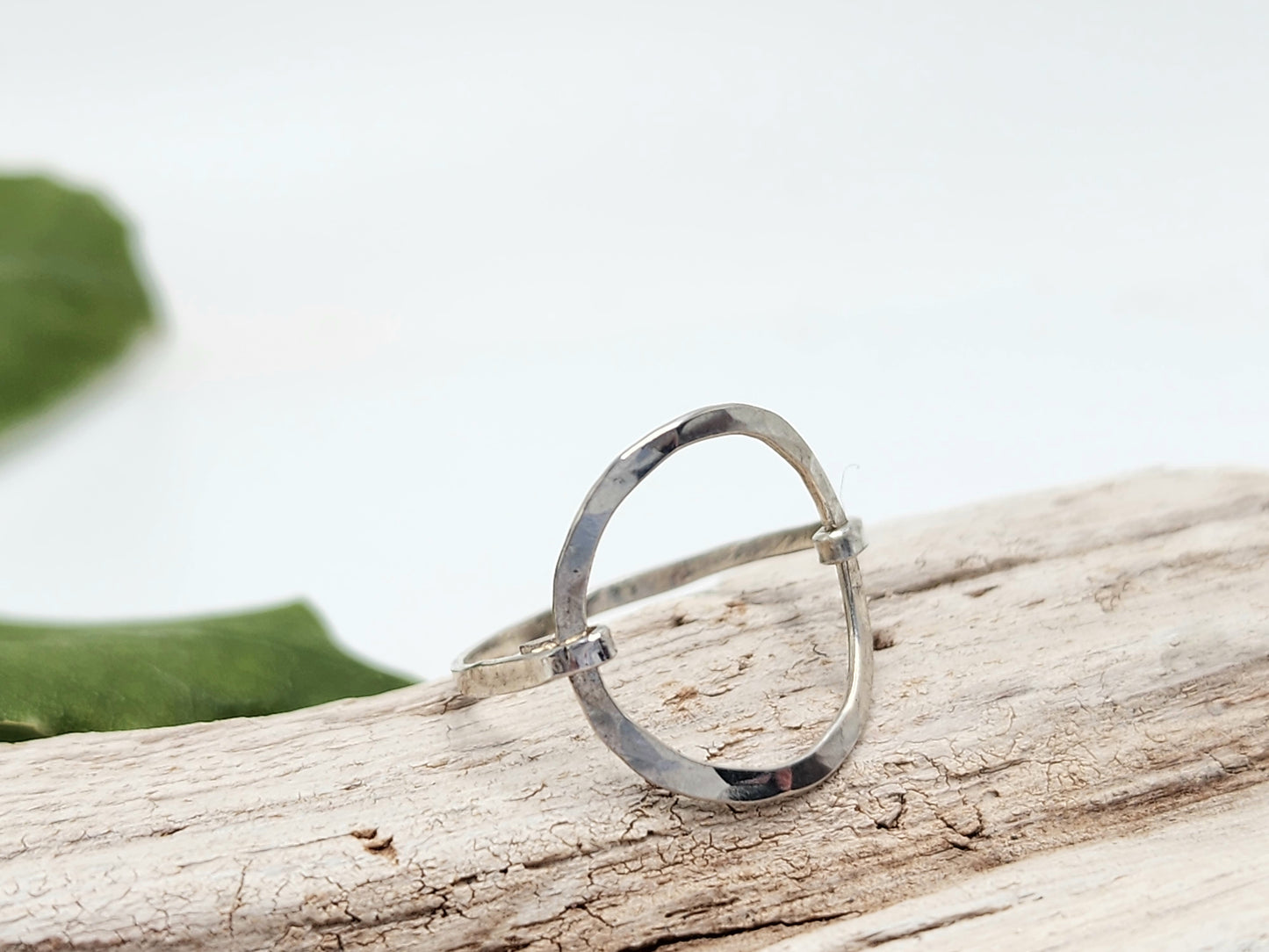 Dainty Sterling Silver Circle Ring