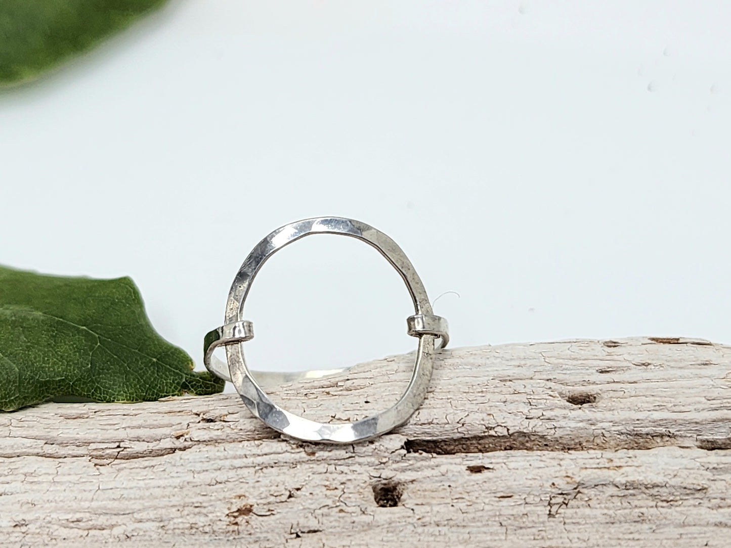 Dainty Sterling Silver Circle Ring