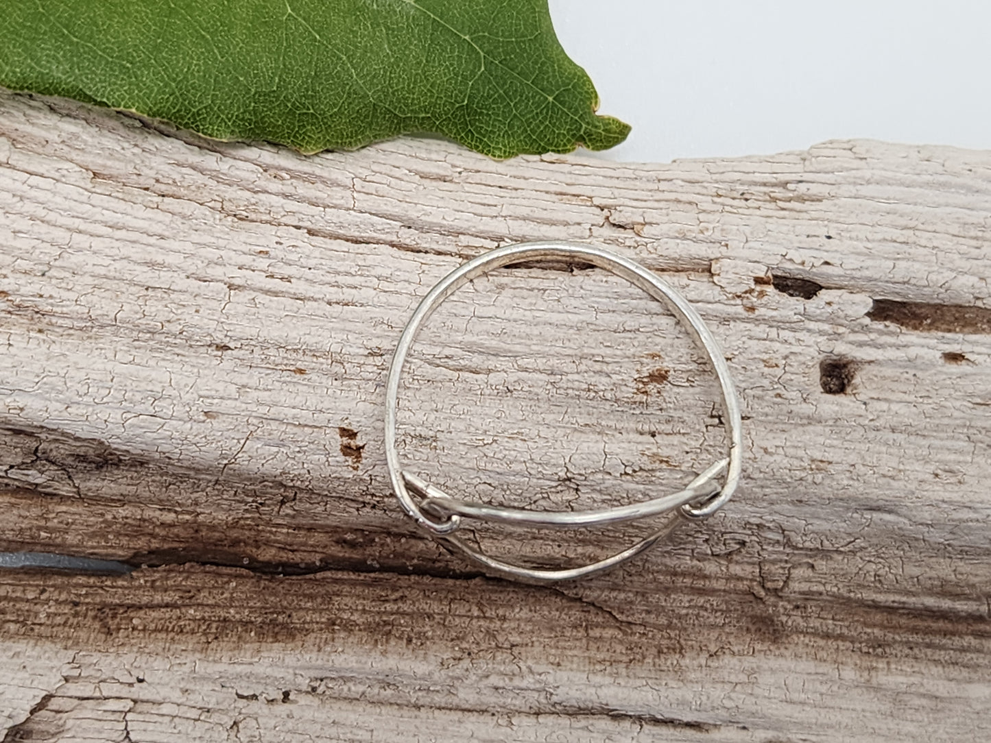 Dainty Sterling Silver Circle Ring