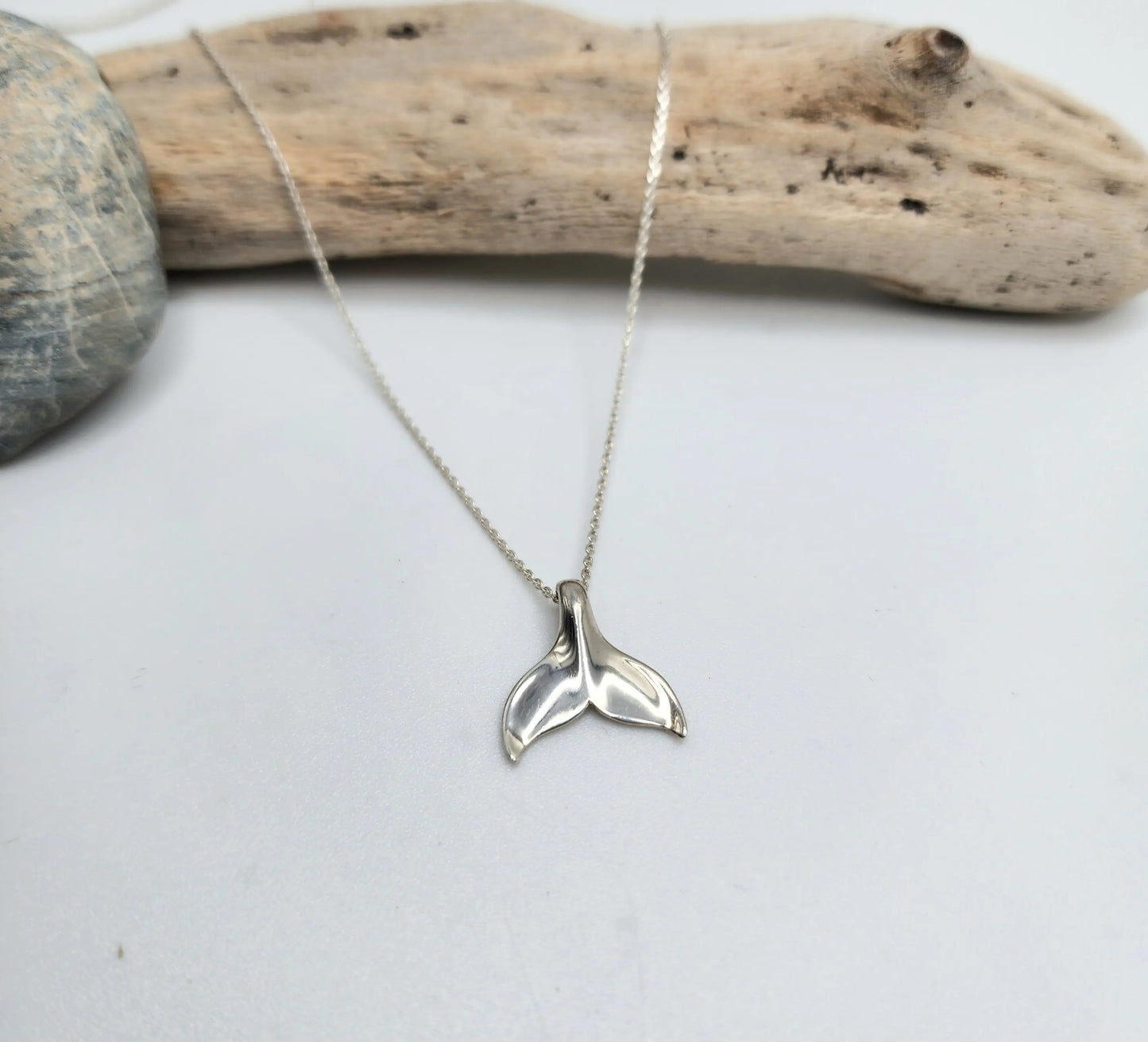 Sterling Tail Necklace, Whale, Mermaid, Dolphin, Ocean, Sterling Silver, Tail Necklace, Sterling Silver Necklace, Whale Necklace, Necklace My Store