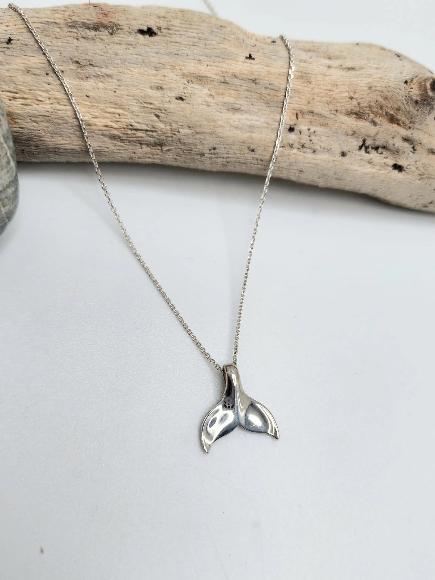 Sterling Tail Necklace, Whale, Mermaid, Dolphin, Ocean, Sterling Silver, Tail Necklace, Sterling Silver Necklace, Whale Necklace, Necklace My Store