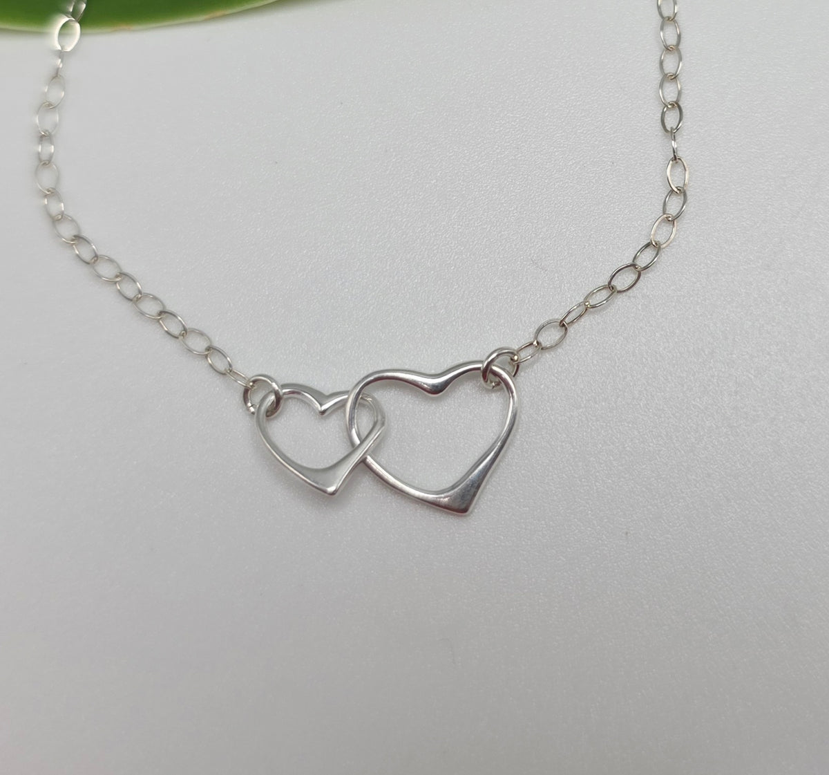 Sterling Silver Double Heart Bracelet My Store