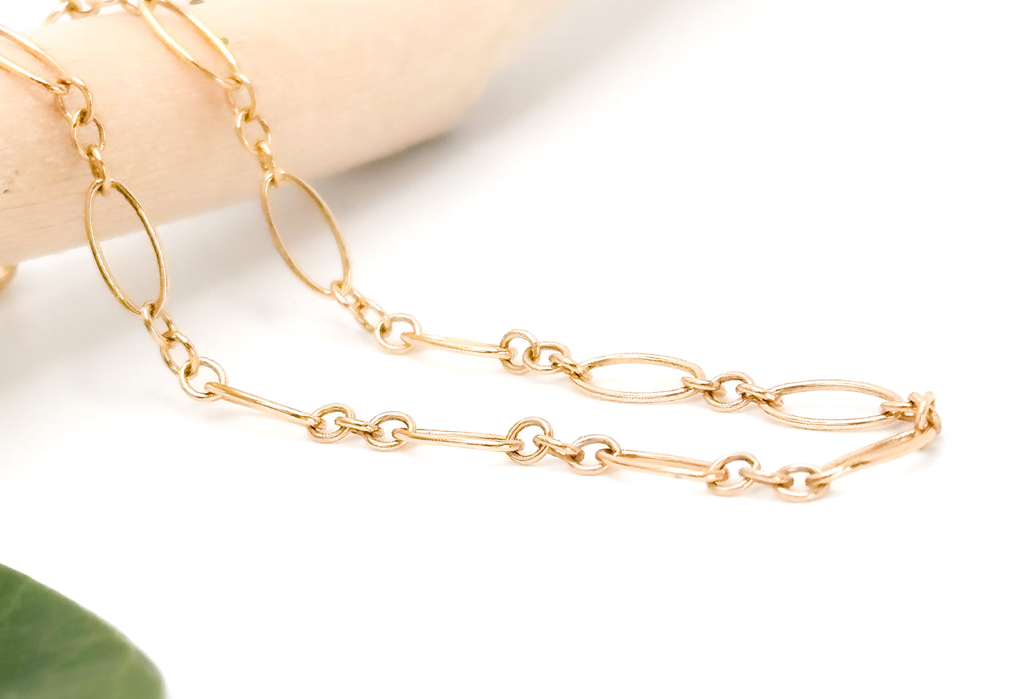 14k Gold Filled Figaro Bracelet