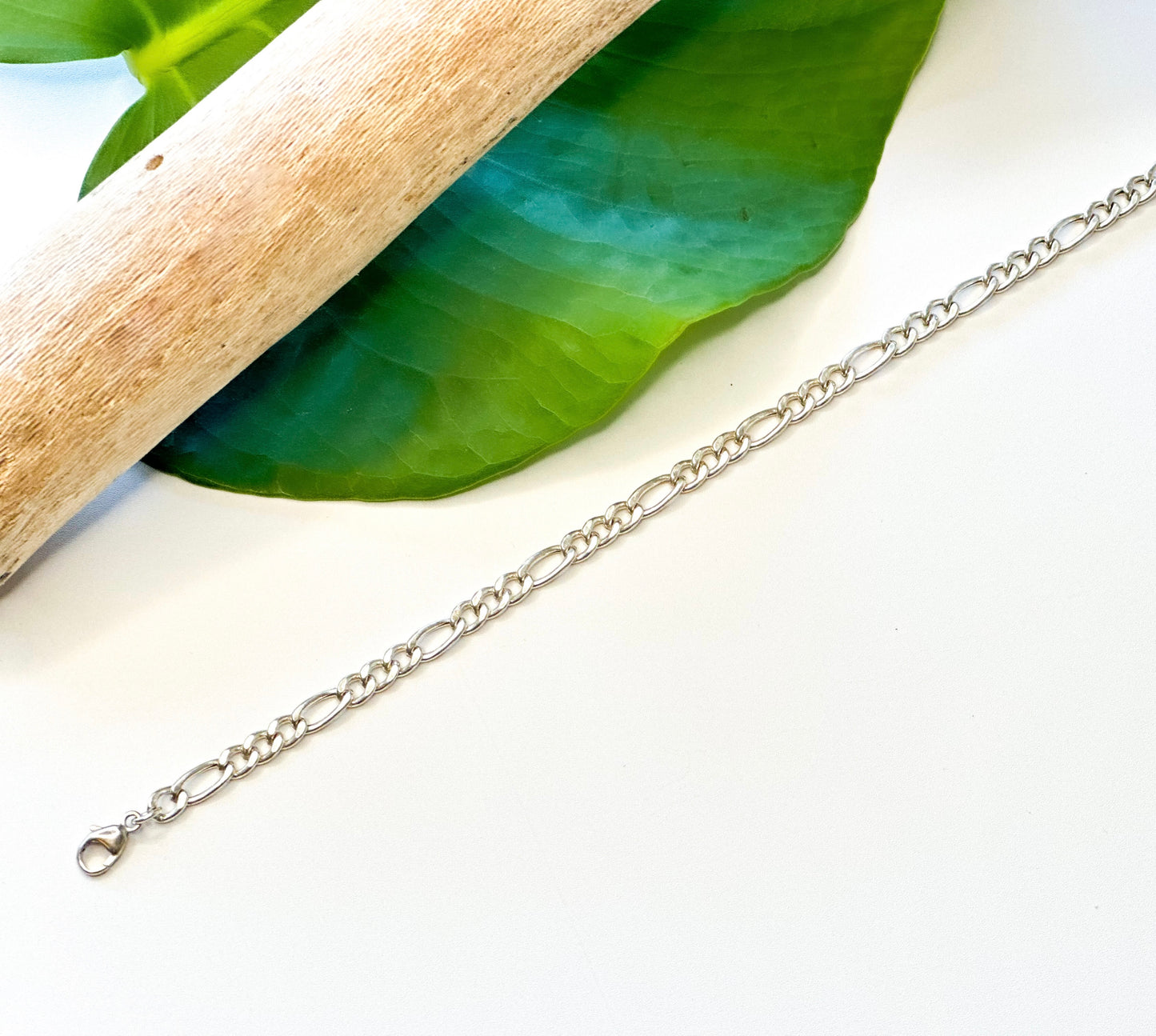 Silver Figaro Chain necklace