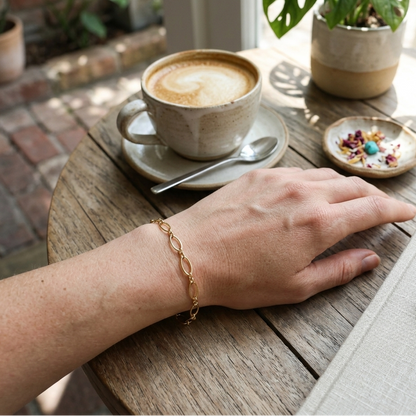 14k Gold Filled Figaro Bracelet