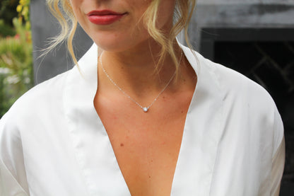 silver necklace
