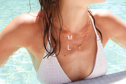 Sterling Silver Paperclip Chain, Small, Medium, Large