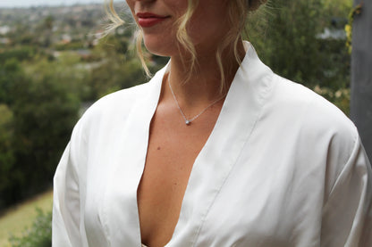silver necklace