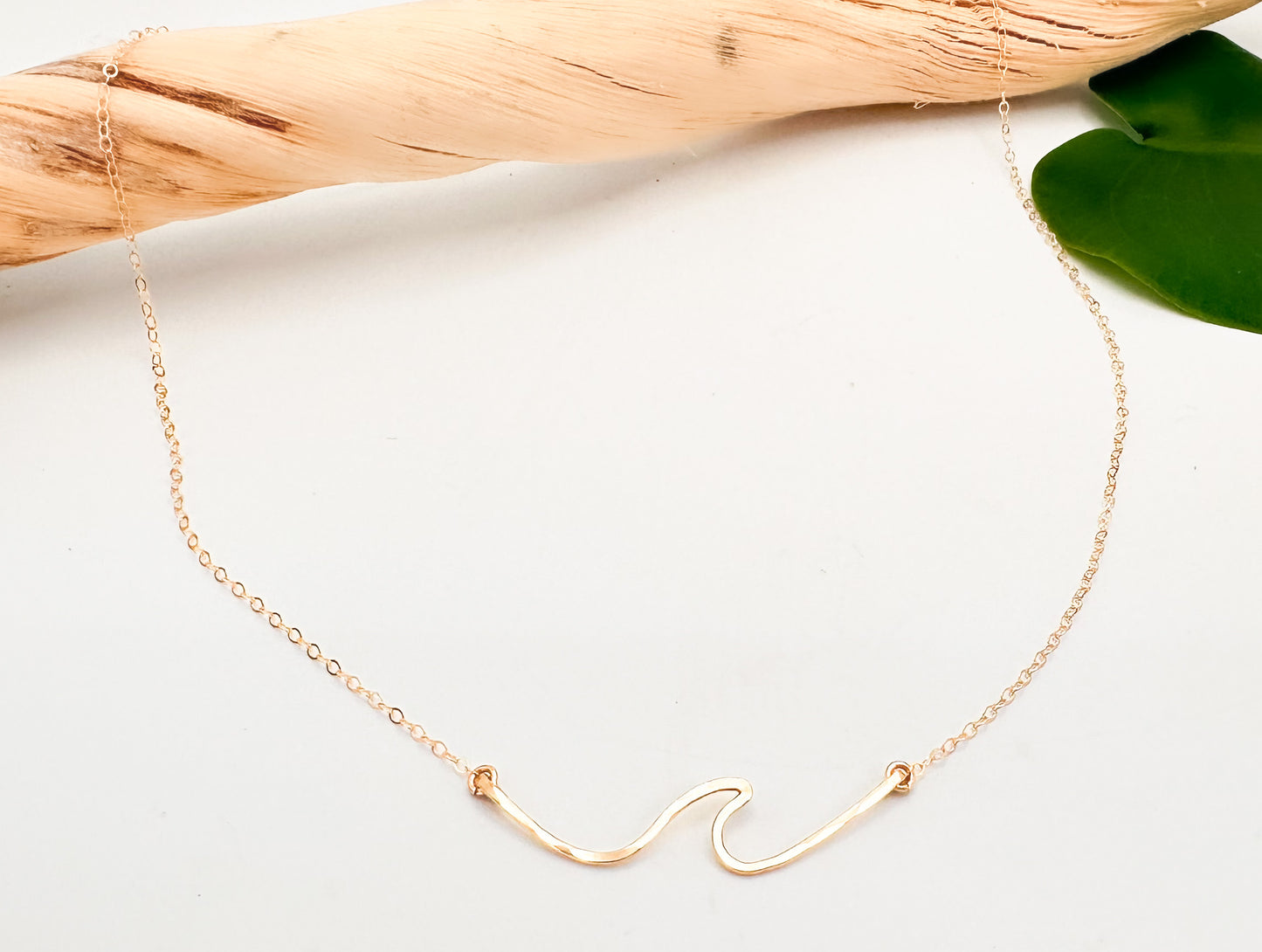 Sterling Silver Wave Necklace