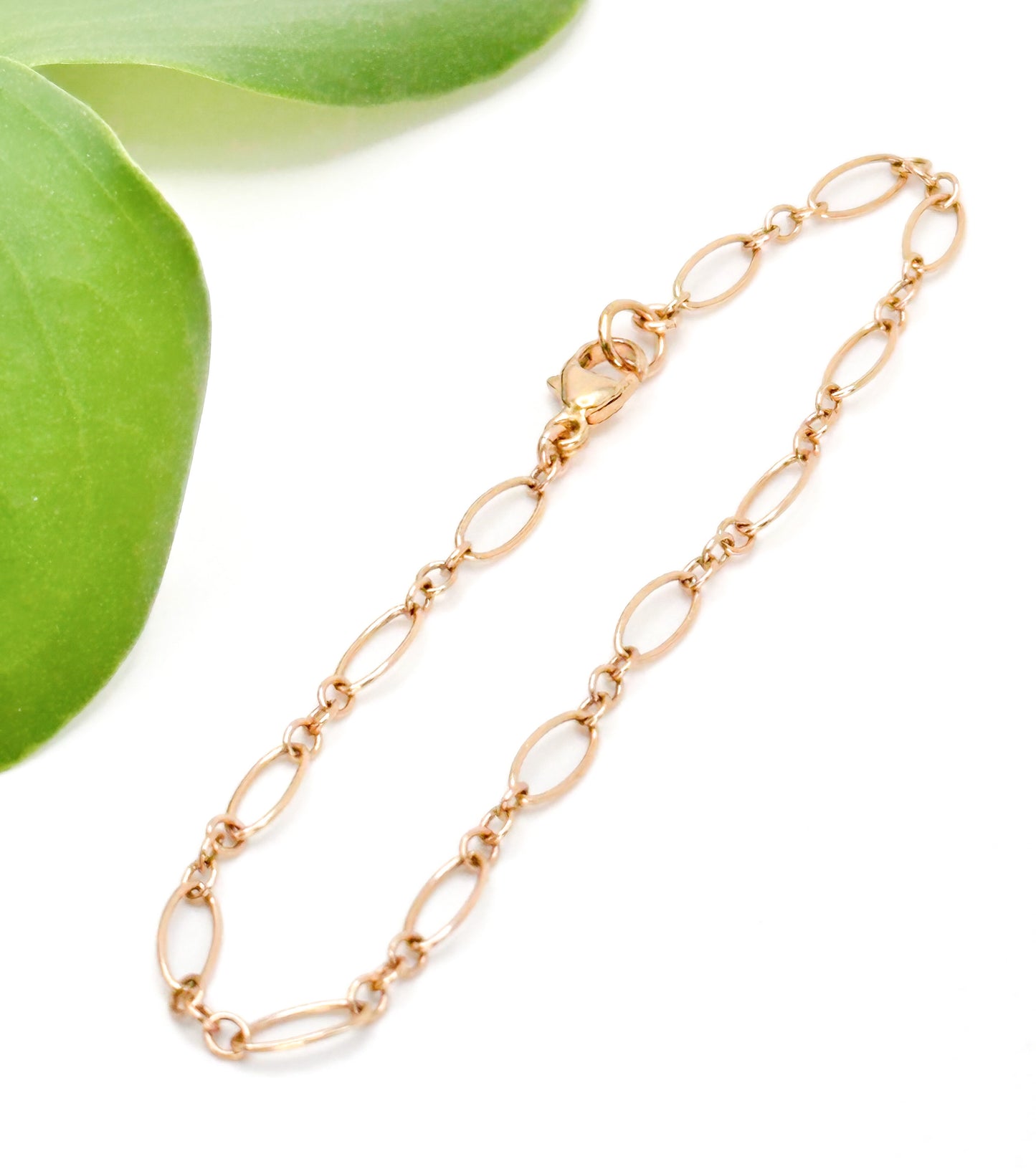 14k Gold Filled Figaro Bracelet