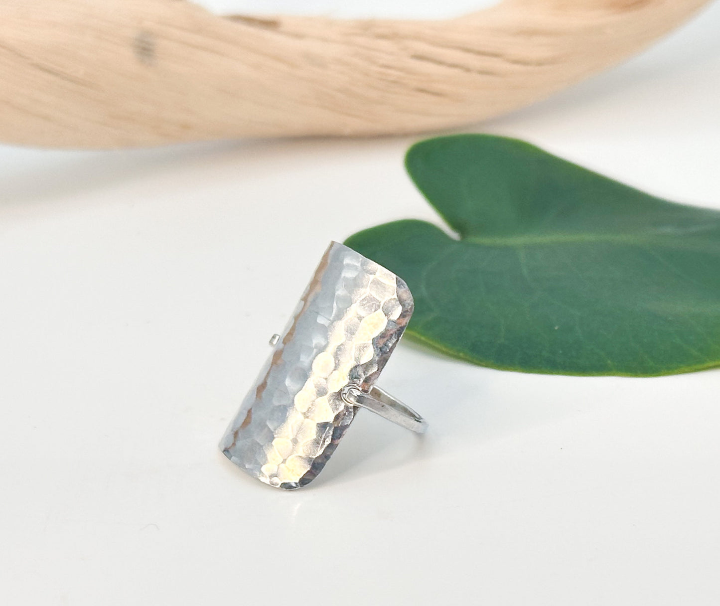 Gold Filled Rectangle Shield Ring