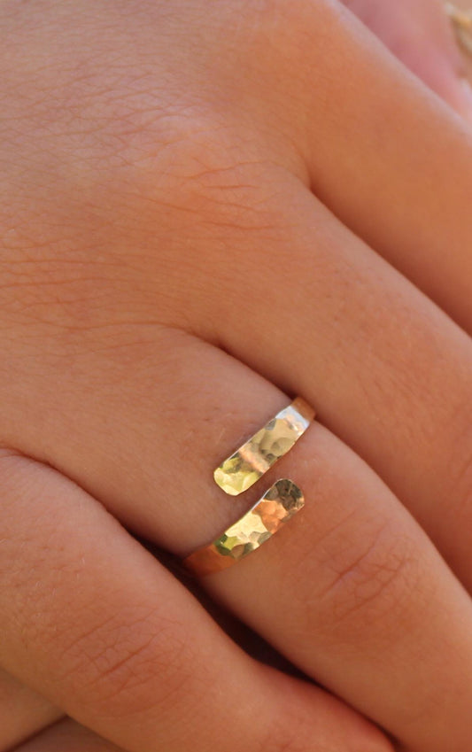 Dainty 14k Gold Filled Wrap Ring My Store