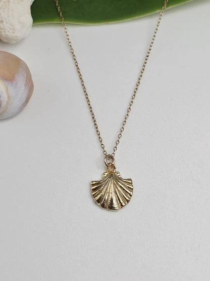 Sterling Silver Clam Shell Necklace My Store