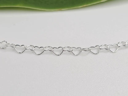 14k Gold Filled Heart Chain Anklet My Store