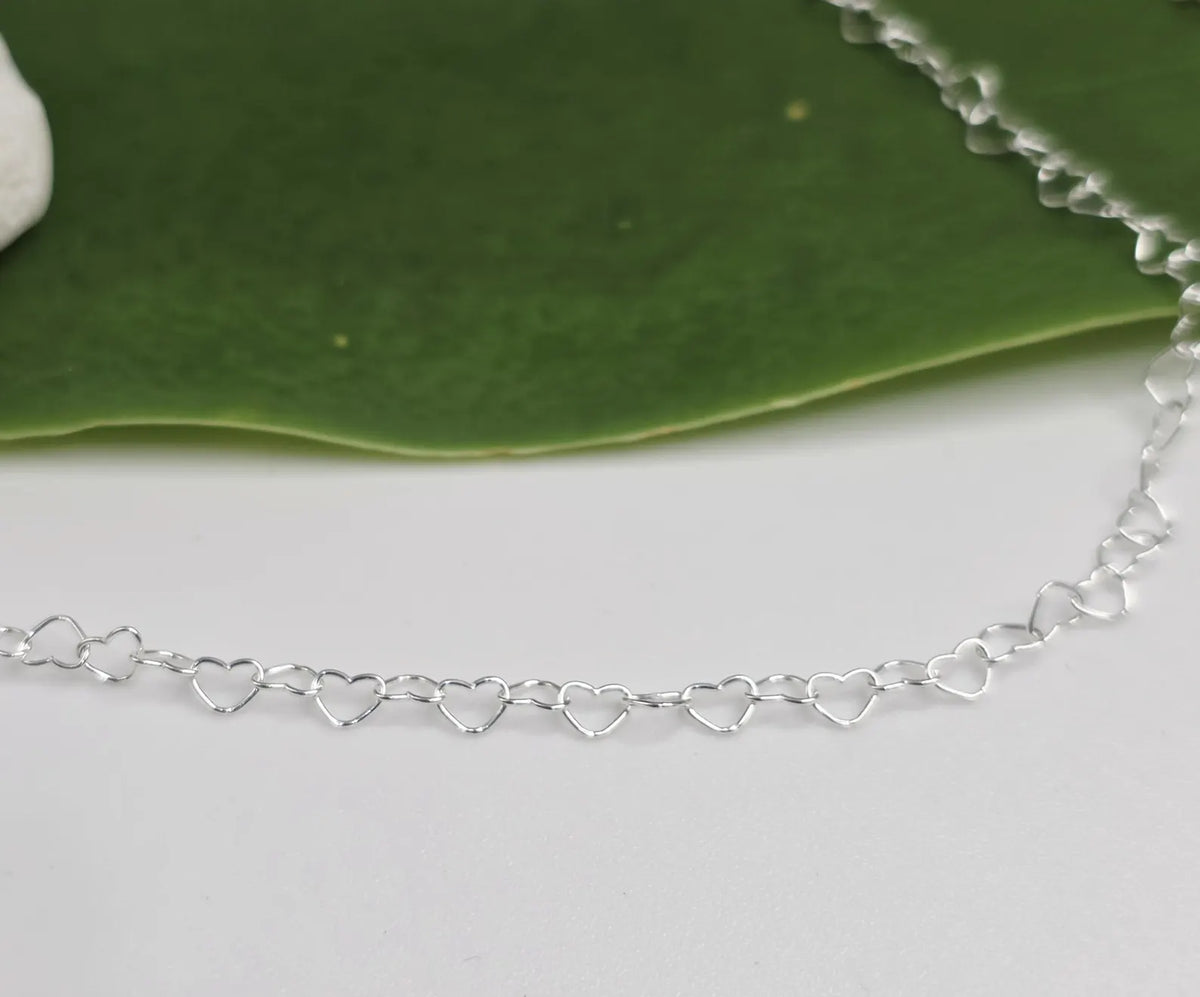 14k Gold Filled Heart Chain Anklet My Store