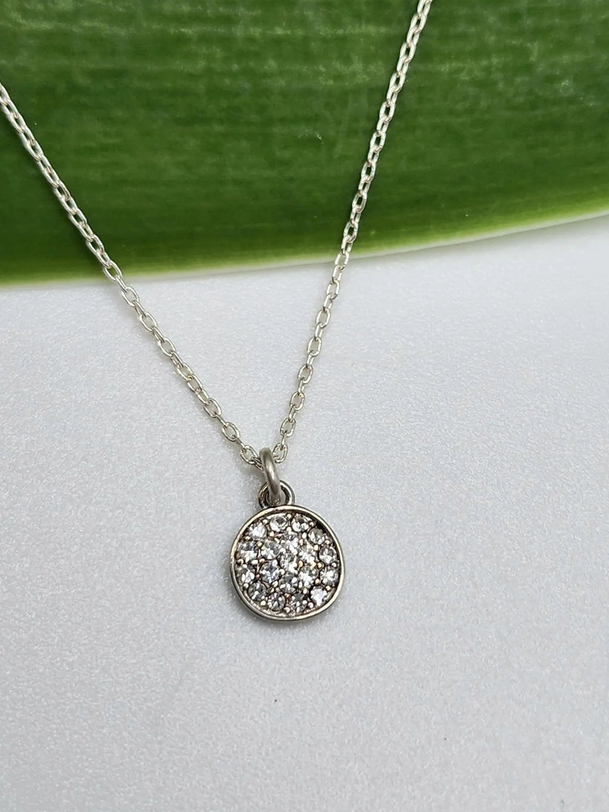 Tiny Gold Pave Charm Necklace My Store