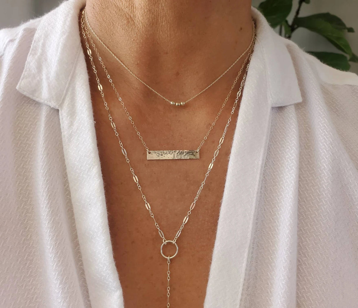 Layered 3 Necklace Set, 14k Gold Filled, Sterling Silver My Store