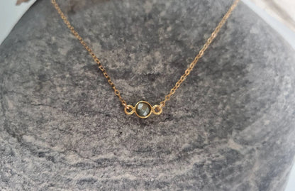 Layered Labradorite Bezel, 3 Necklace Set, 14k Gold Filled, Sterling Silver My Store