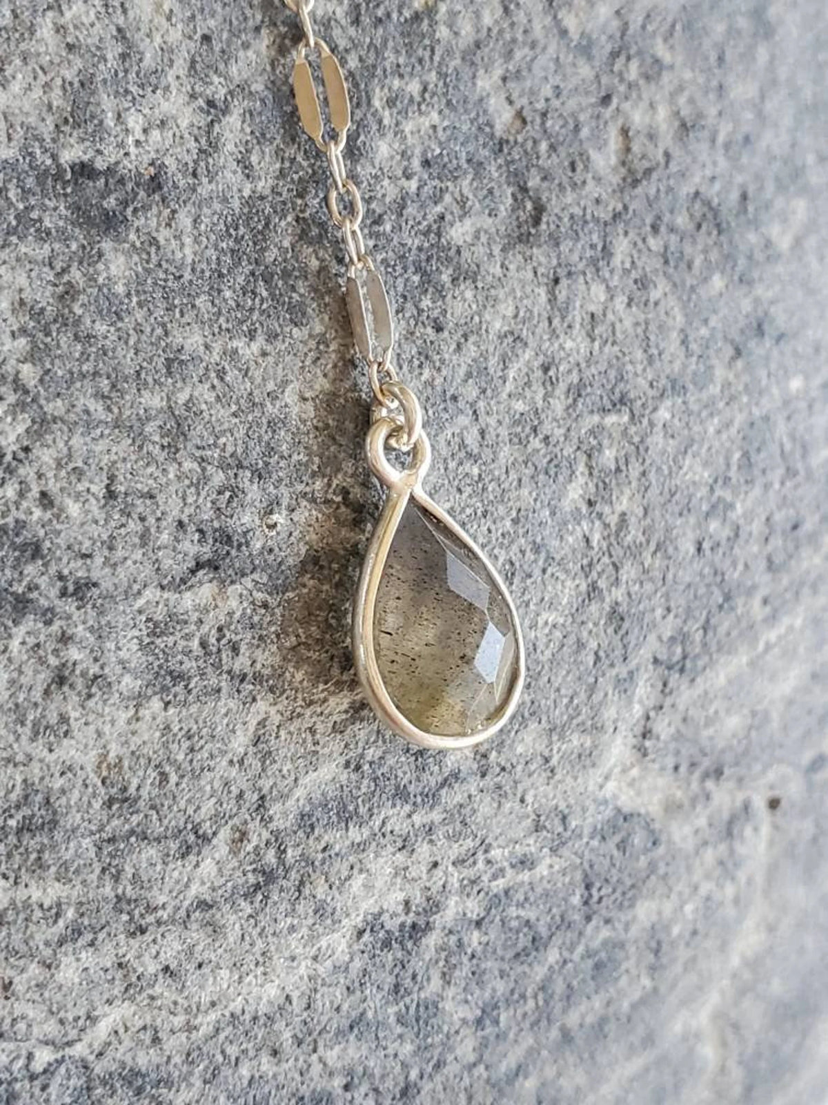 Layered Labradorite Bezel, 3 Necklace Set, 14k Gold Filled, Sterling Silver My Store
