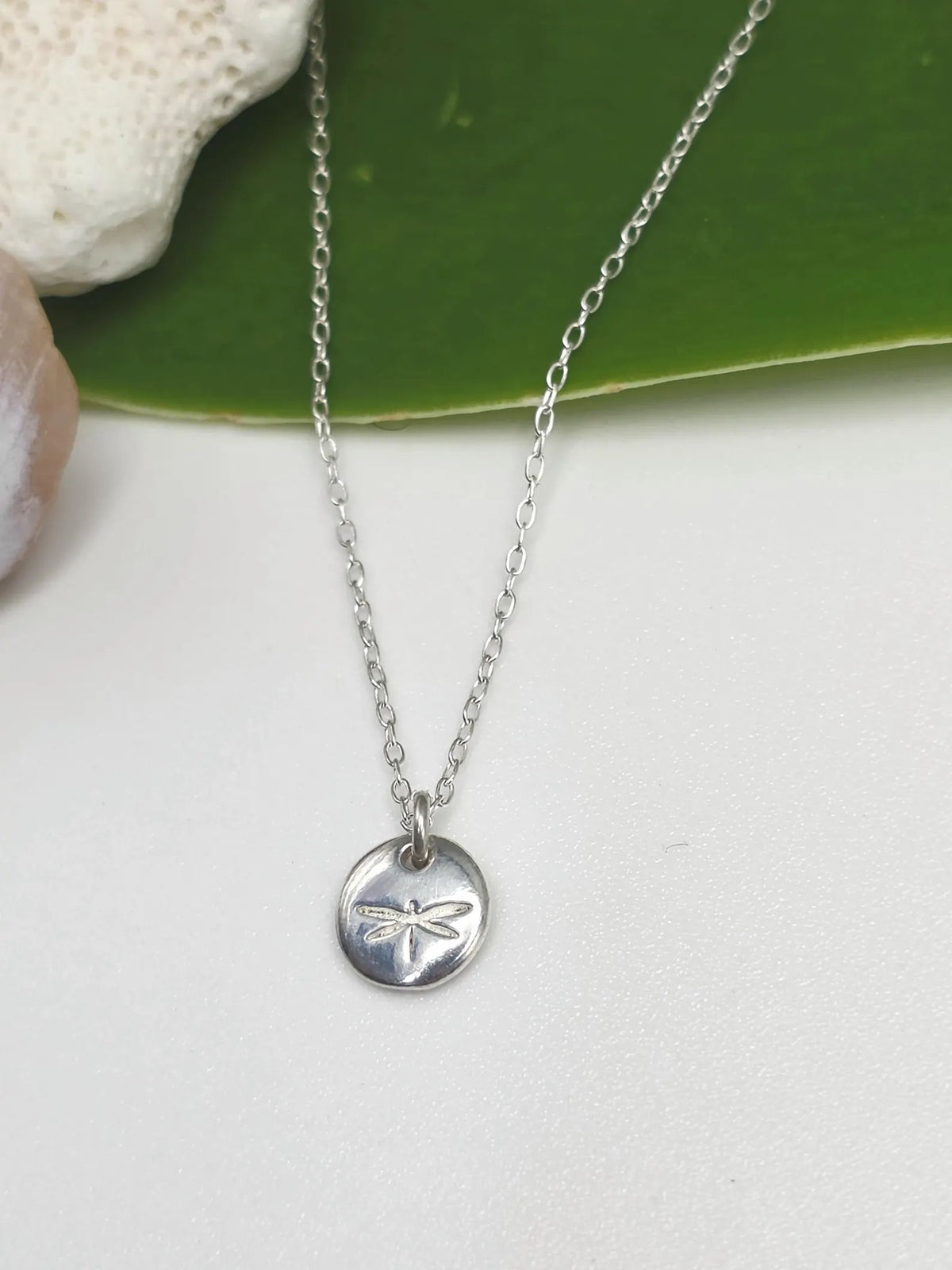 Tiny Sterling Silver Dragonfly Pendant Necklace My Store