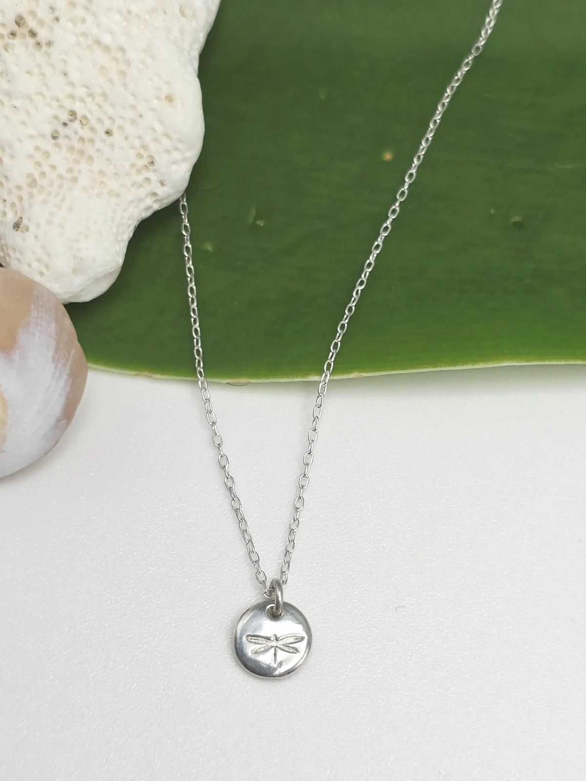 Tiny Sterling Silver Dragonfly Pendant Necklace My Store
