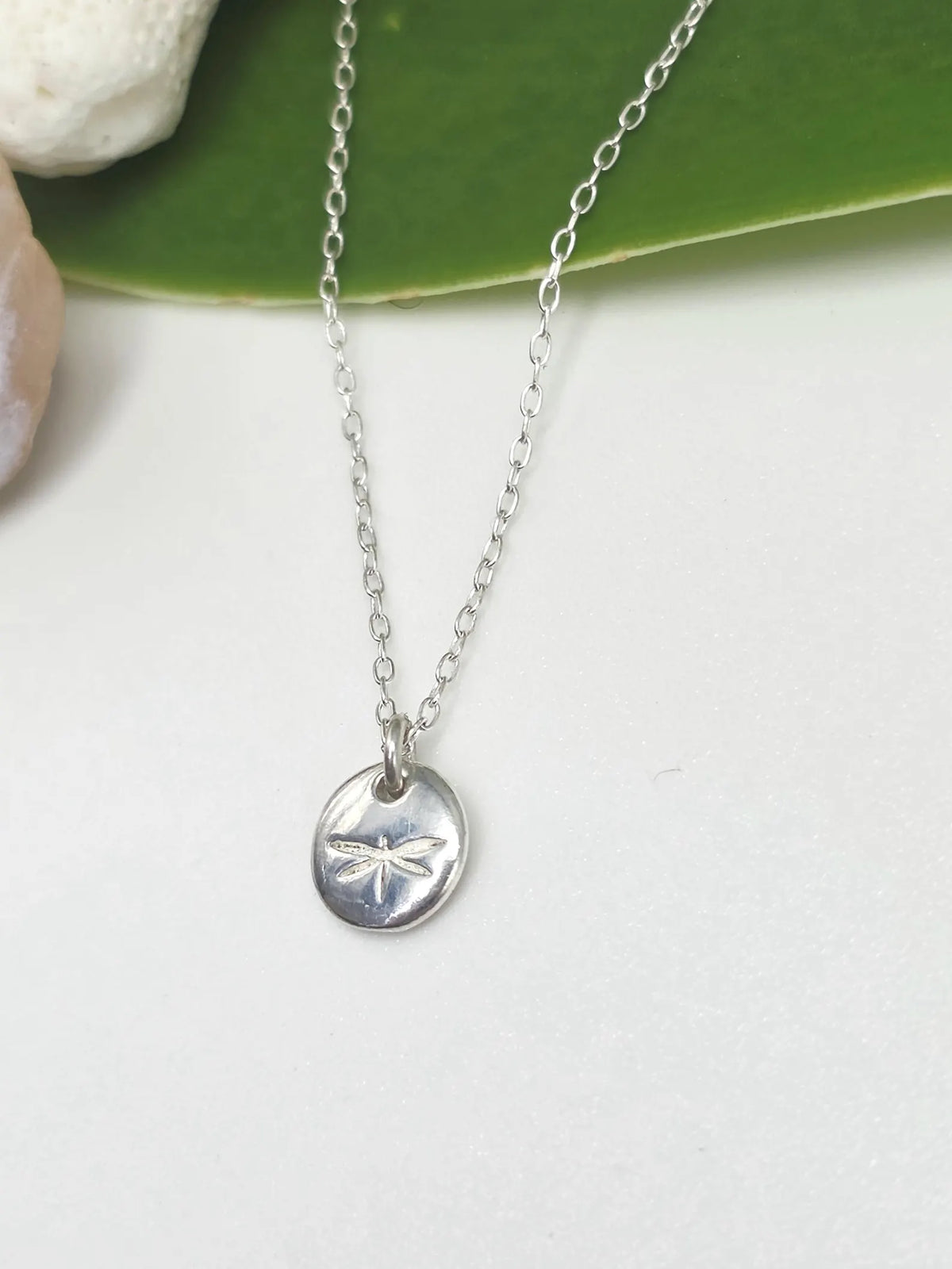 Tiny Sterling Silver Dragonfly Pendant Necklace My Store