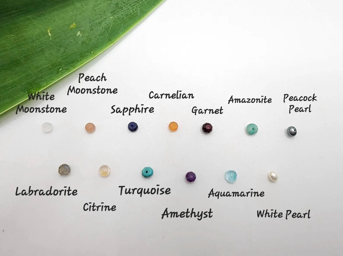 Set of 3, Gold Filled Layered Gemstone Necklaces My Store