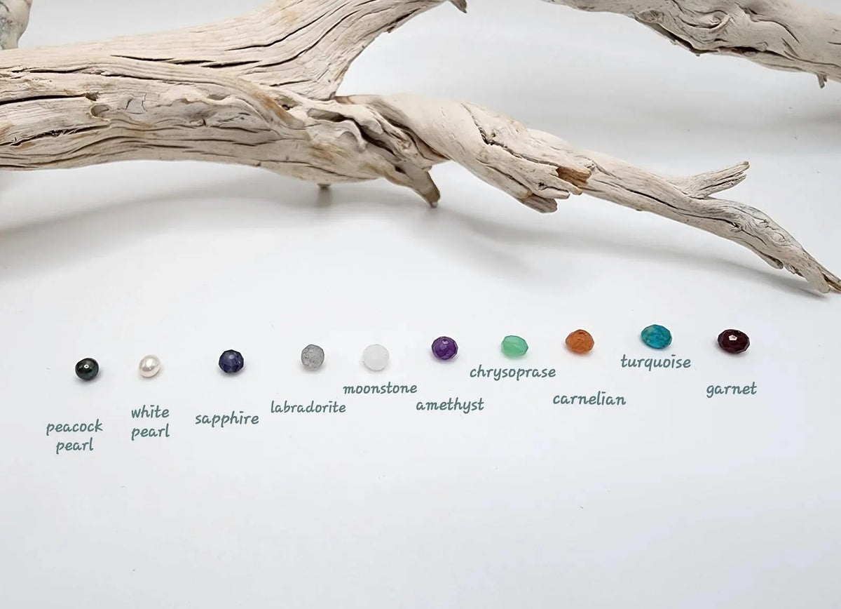 Set of 3, Gold Filled Layered Gemstone Necklaces My Store