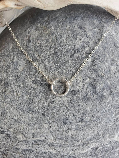 Set of 3 Circle Necklaces, 14k Gold Fill, Sterling Silver My Store