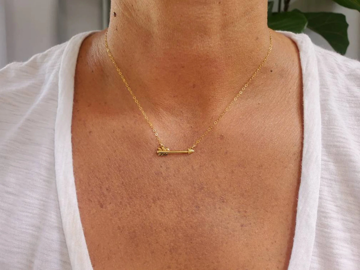 Sterling Silver Arrow Pendant Necklace My Store
