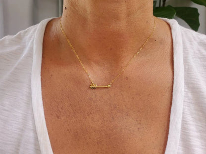 Sterling Silver Arrow Pendant Necklace My Store