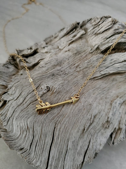 Sterling Silver Arrow Pendant Necklace My Store