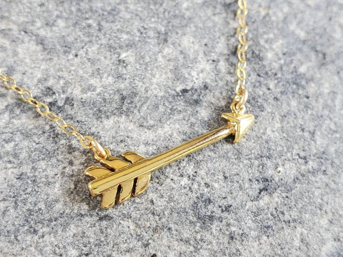 Sterling Silver Arrow Pendant Necklace My Store