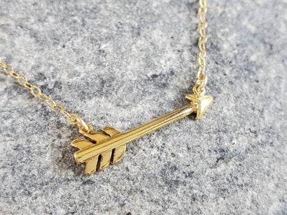 Sterling Silver Arrow Pendant Necklace My Store