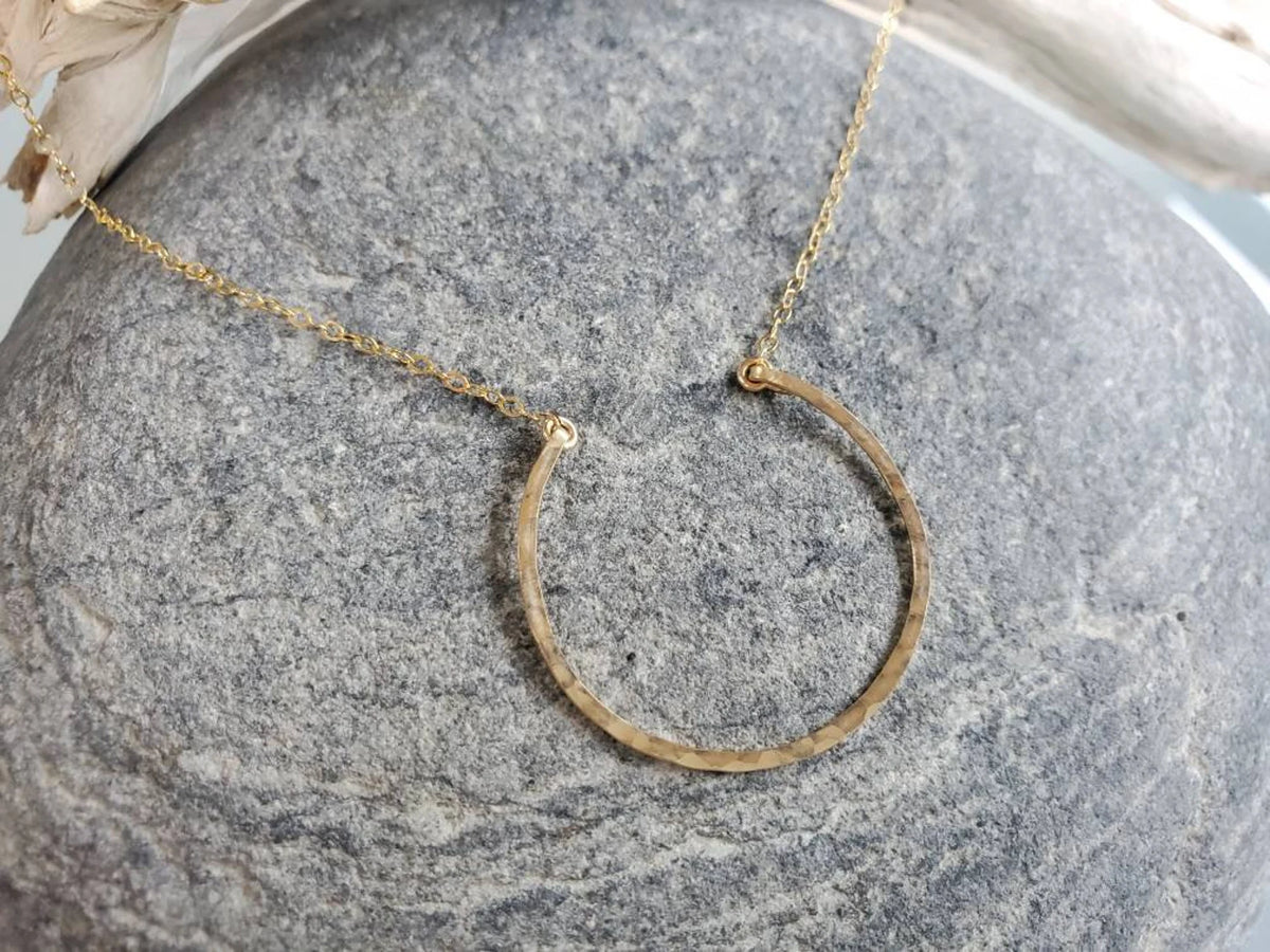 Small Sterling Silver Horseshoe Necklace My Store
