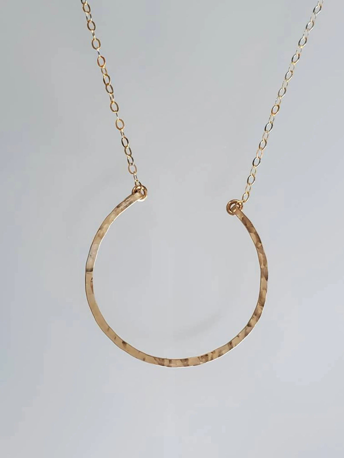 Small 14k Gold Fill Horseshoe Necklace My Store