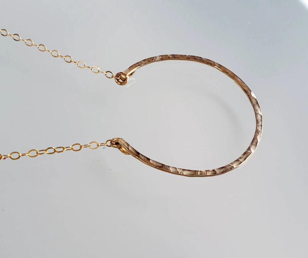 Small 14k Gold Fill Horseshoe Necklace My Store