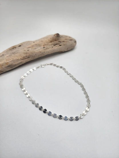 14k Gold Fill Sequin Chain Anklet My Store