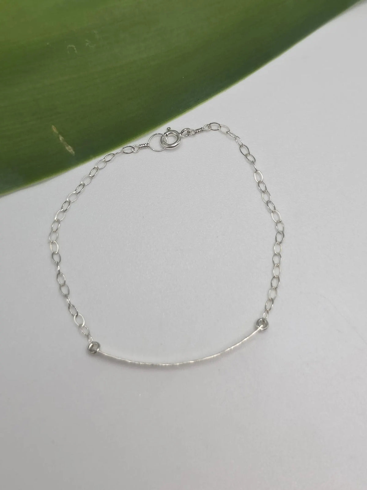 14k Gold Fill Hammered Bar Bracelet My Store