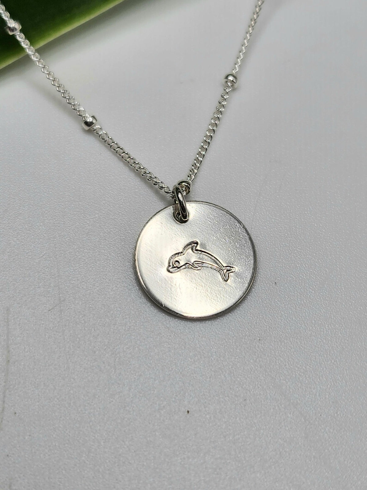 Small Dolphin 14k Gold Fill Charm Necklace My Store